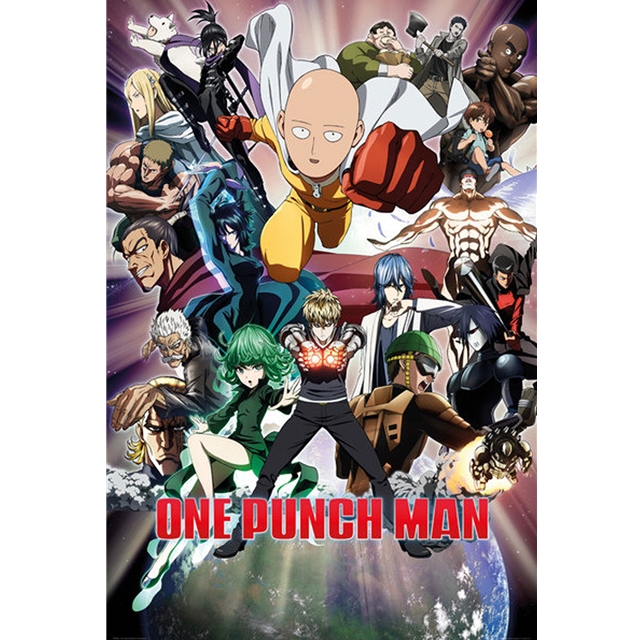 One Punch Man - Collage Poster