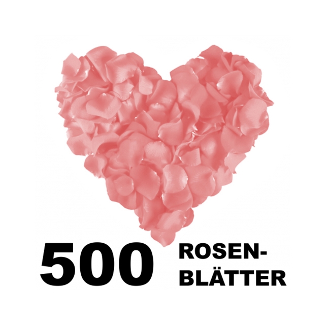 Rosenblätter rosa 500Stck
