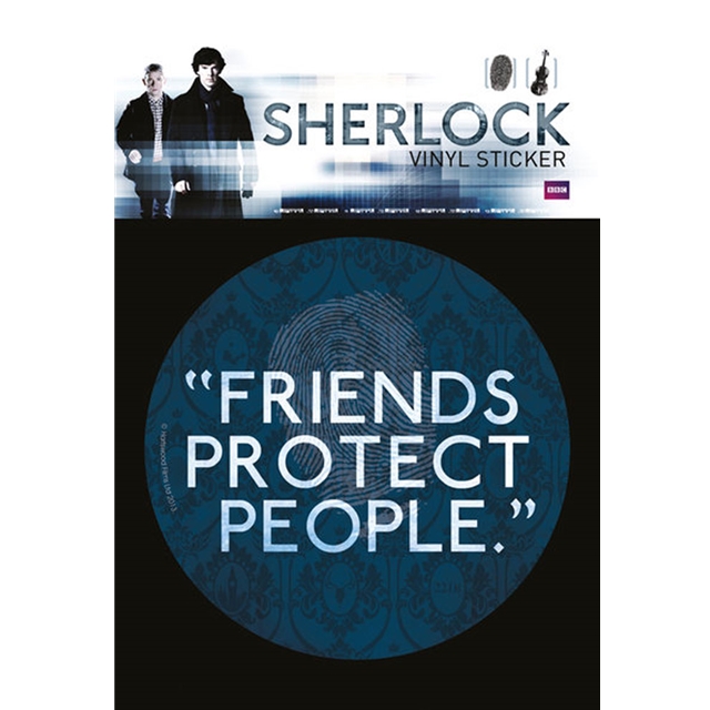 Sherlock - Friends Protect Sticker