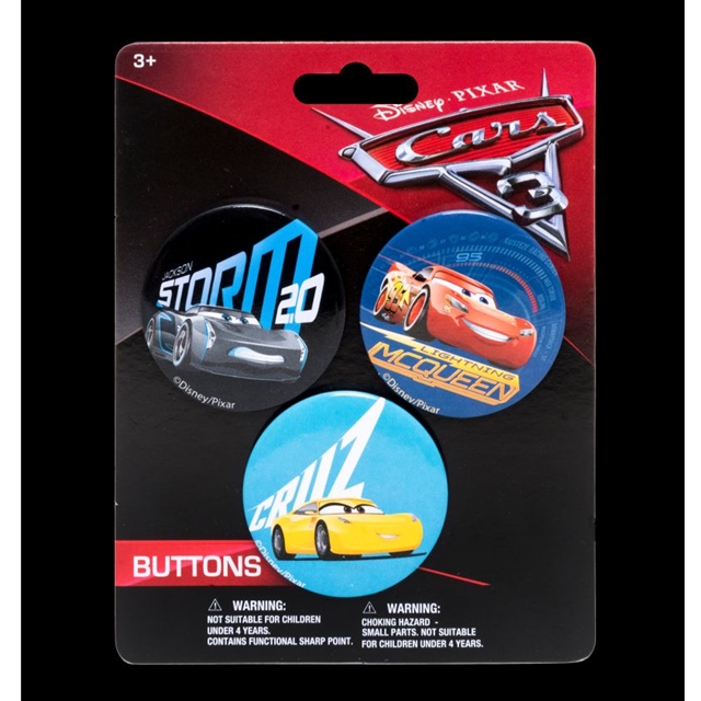 Cars 3 Buttons
