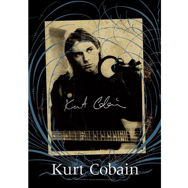 Kurt Cobain - Frame Posterflagge