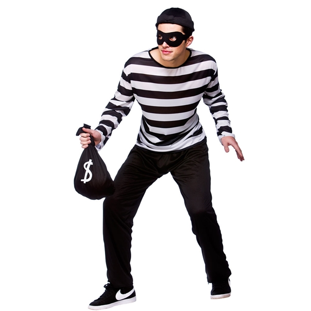 Burglar /Robber /Dieb - Kostüm XL