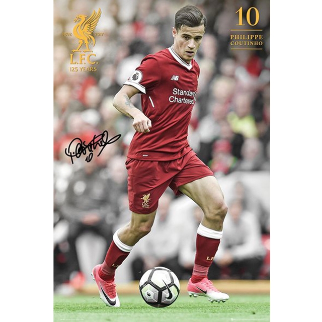 FC Liverpool - Coutinho 17/18 Poster