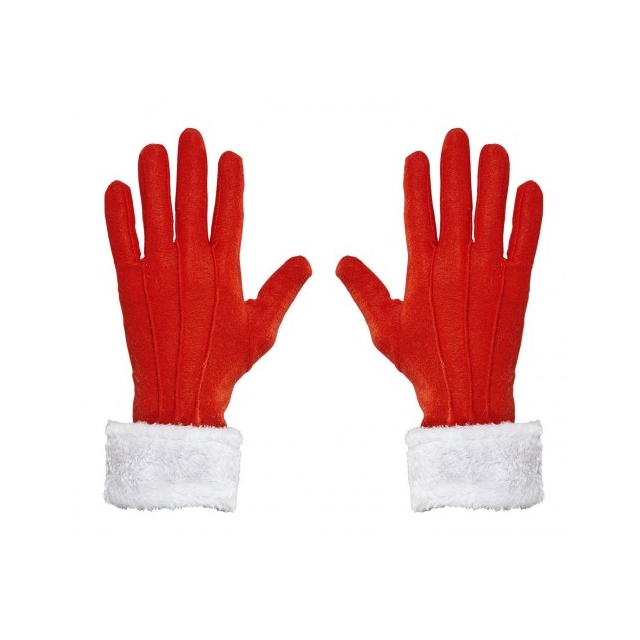 Weihnachtsmann Handschuhe Plüsch