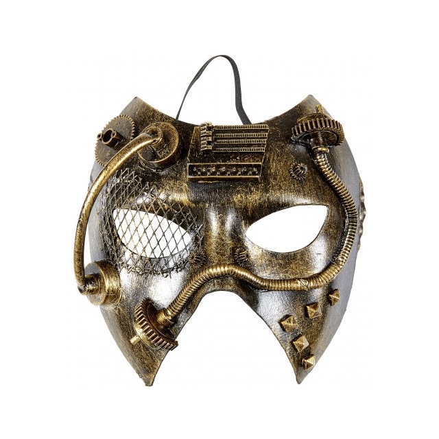 Steampunk Maske kupfer