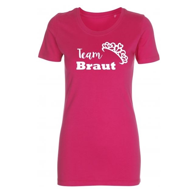 Team Braut T-Shirt pink