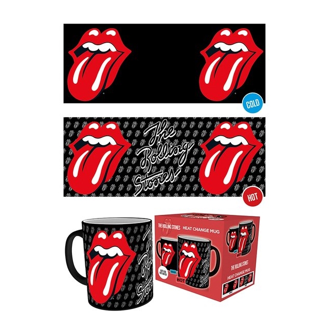 The Rolling Stones Zunge Thermotasse