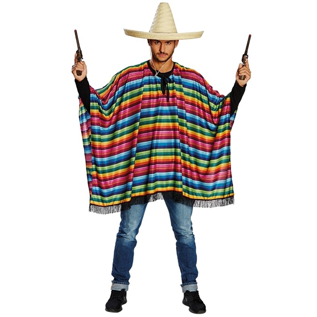Mexikaner Poncho Kostüm