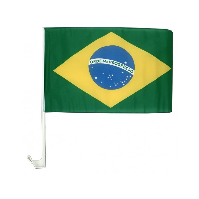Autofahne Brasilien Fussball