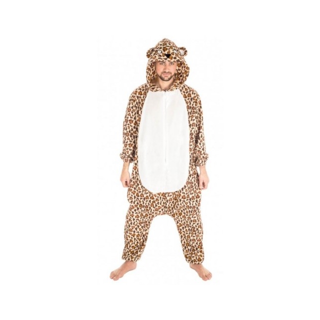 Leopard Overall Herren Kostüm