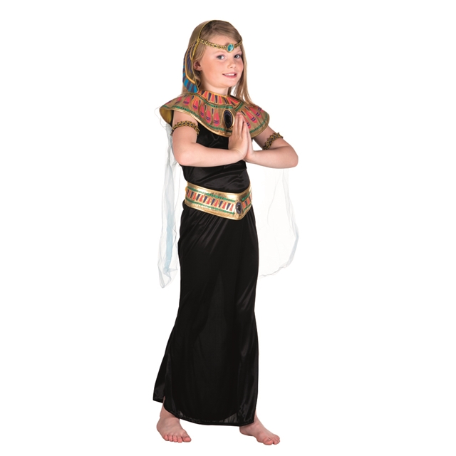 Egyptische Prinzessein 4-6 Jahre Kostüm