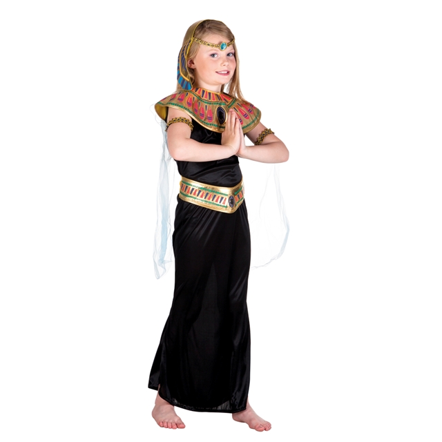 Egyptische Prinzessein 7-9 Jahre Kostüm