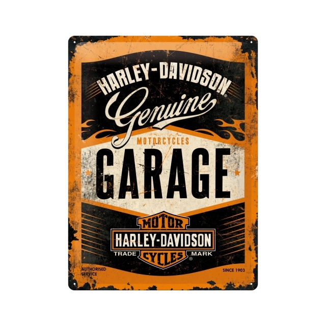 Harley-Davidson Garage 30 x 40 cm Blechschild