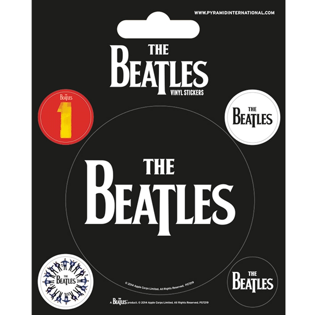 The Beatles Black Sticker