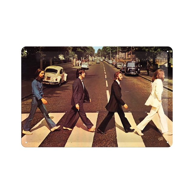 Beatles - Abbey Road Cover 20x30 Blechschild