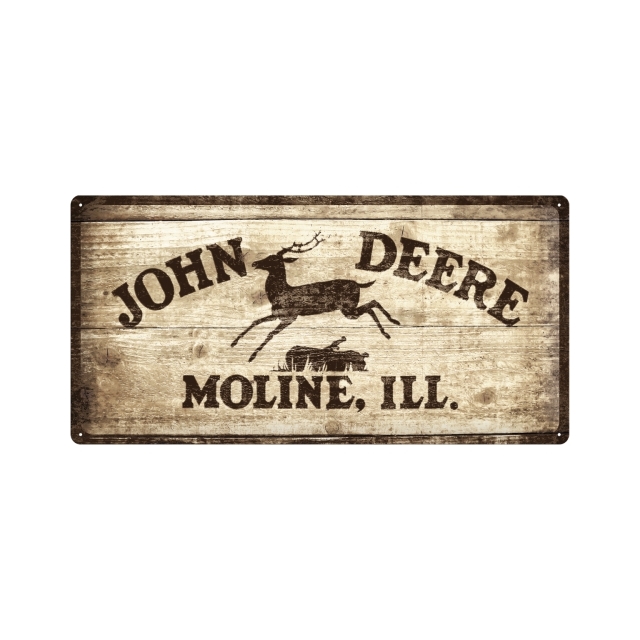 John Deere Moline...25 x 50cm Blechschild