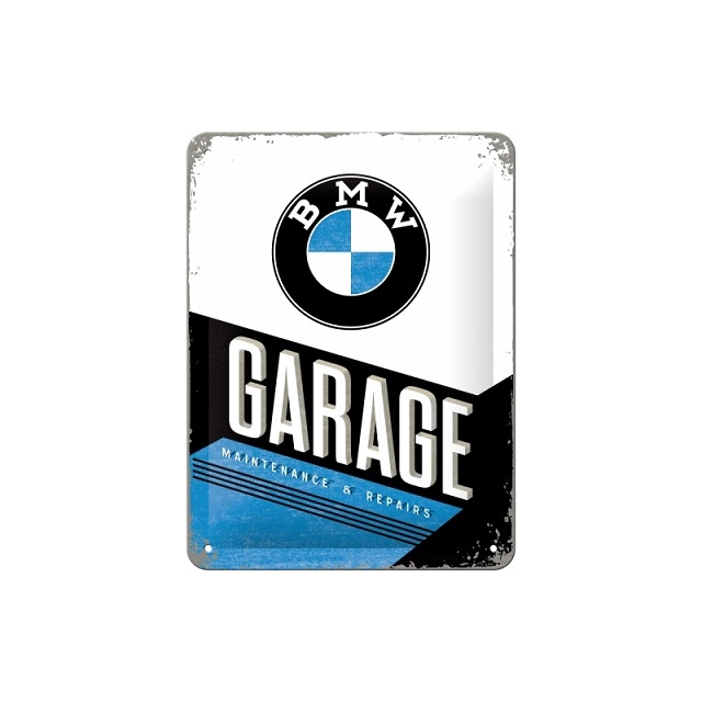 BMW Garage Maintenance & Repairs Blechschild