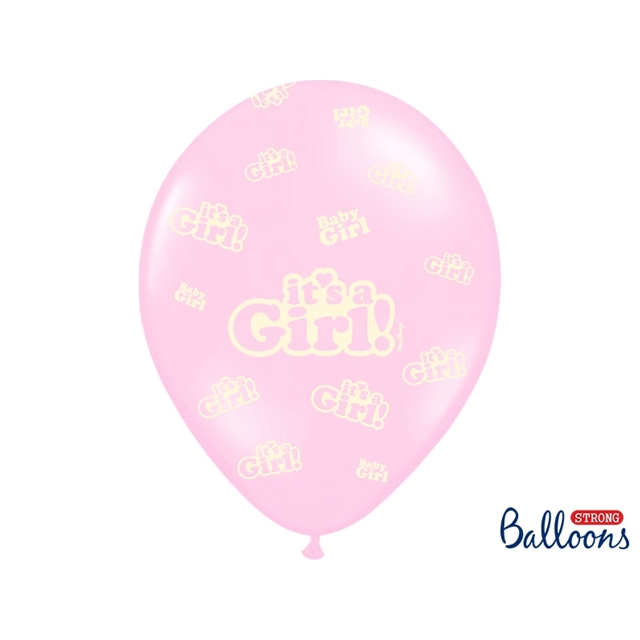 Ballone It's a Girl pink 30cm