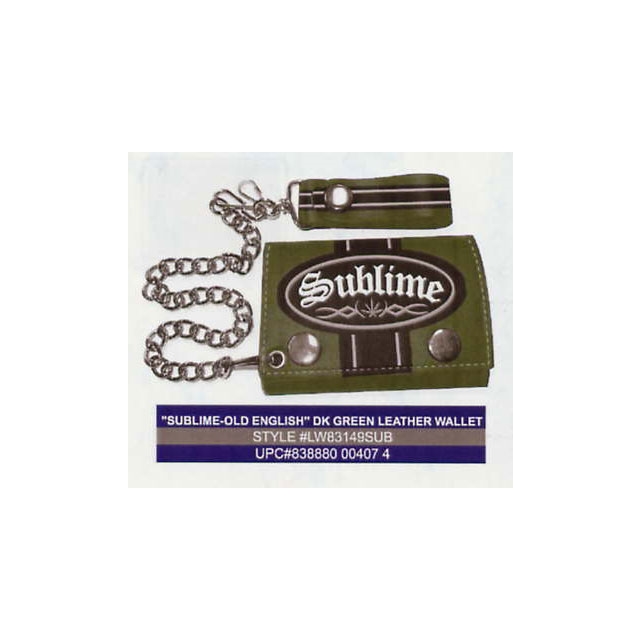 SUBLIME OLD ENGLISH LEATHER CHAIN WALLET