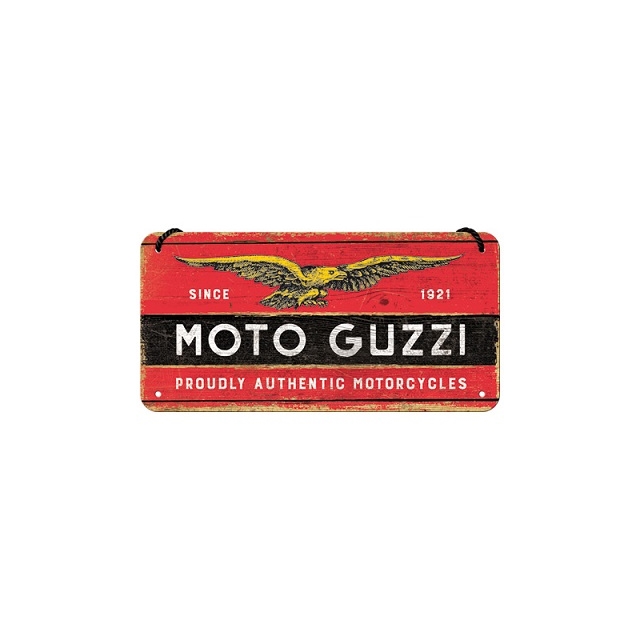 Moto Guzzi Proudly Authentic Motorcycles Hängeschild