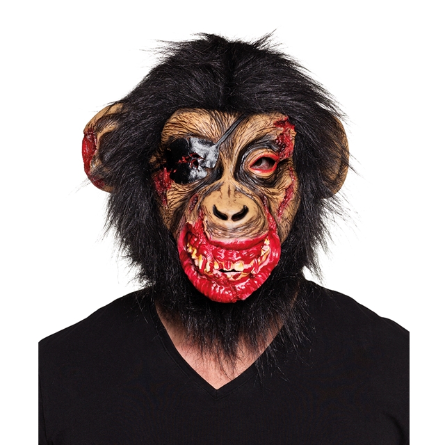 Blutiger Affe Latexmaske