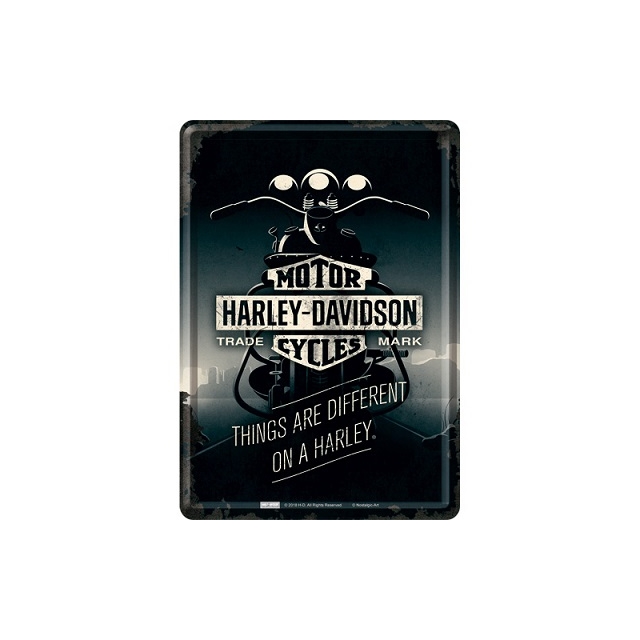 Harley-Davidson Motorcycles Blechkarte
