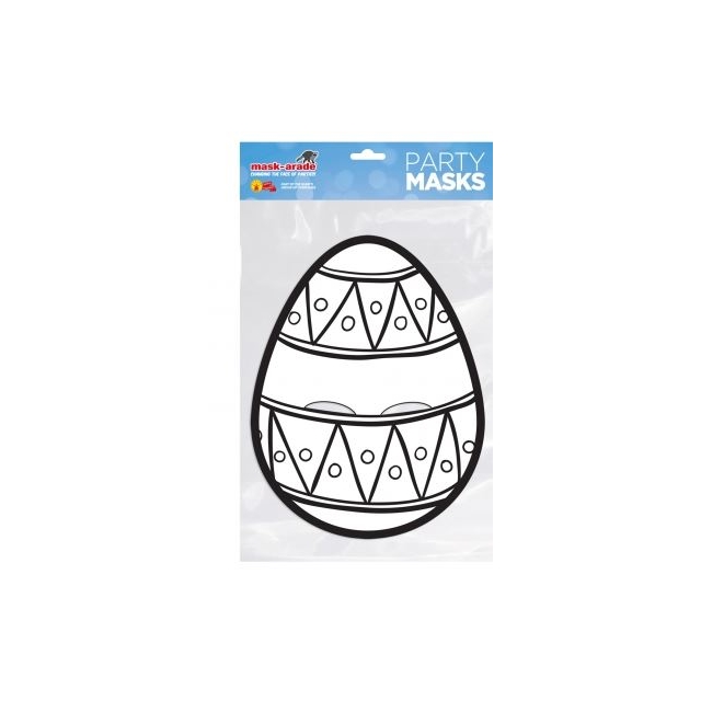 Ostern-Maske Ei  zum Ausmalen & Anziehen