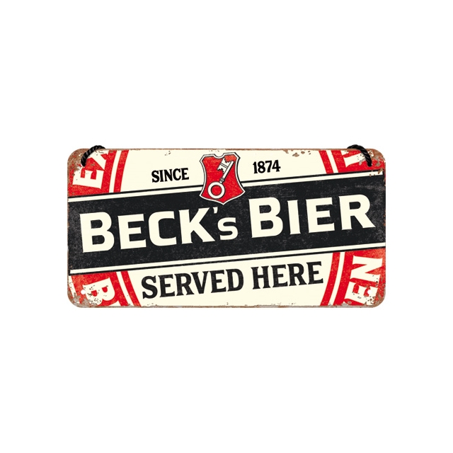 Beck's Served Here Hängeschild