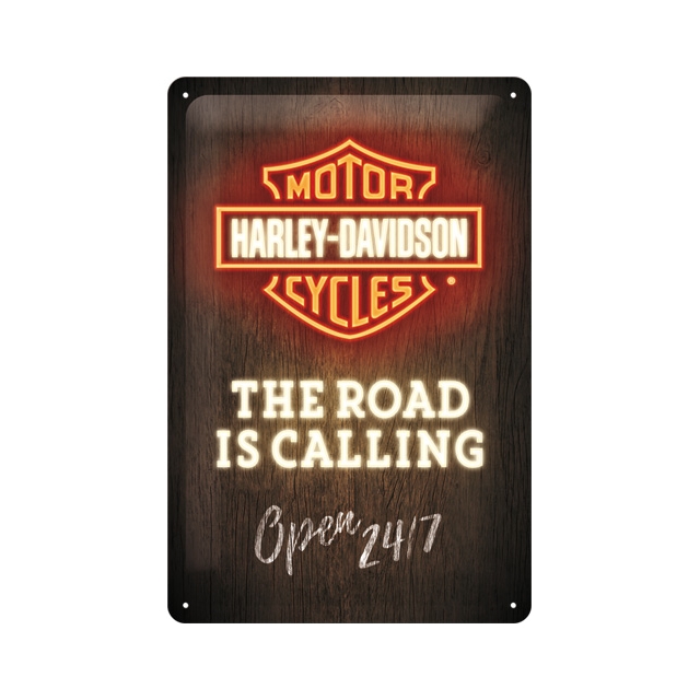 Harley Davidson The Road 20x30cm Blechschild