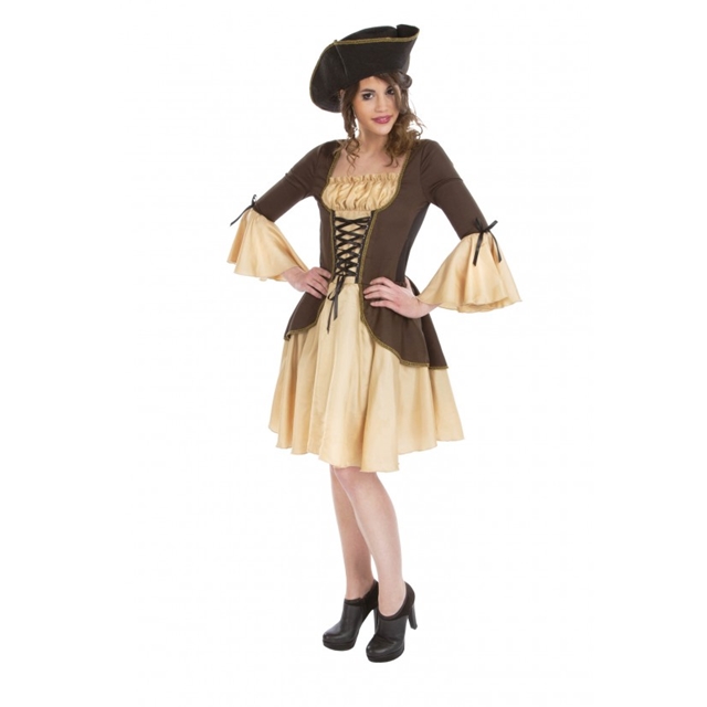Piraten-Frau  "Miss Corsaire" Kleid mit Hut
