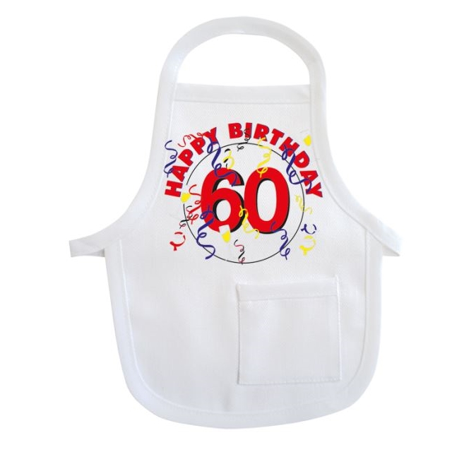 Happy Birthday 60  Mini-T-Schürze