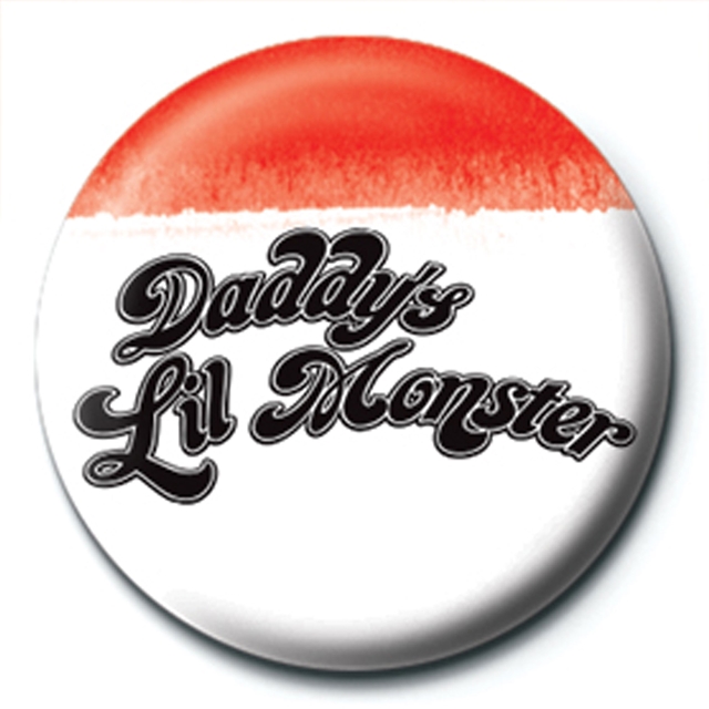 Suicide Squad - Daddy`s little Monster Button