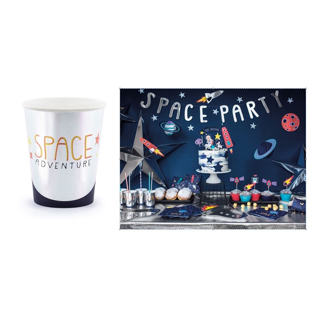 Pappbecher Space Party Party 220ml