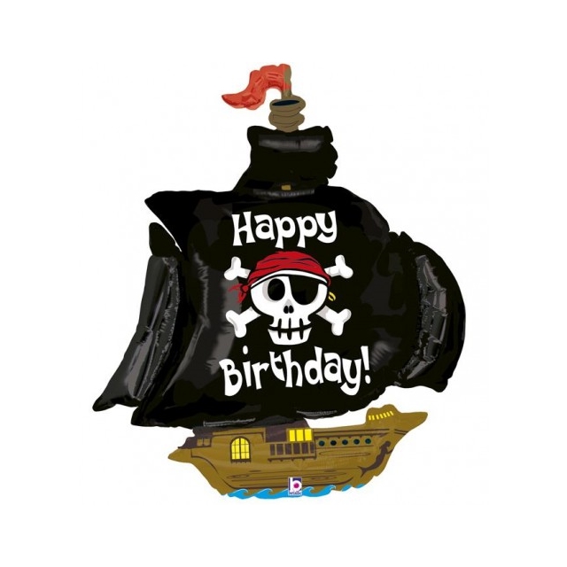 Piraten Happy Birthday Folienballon