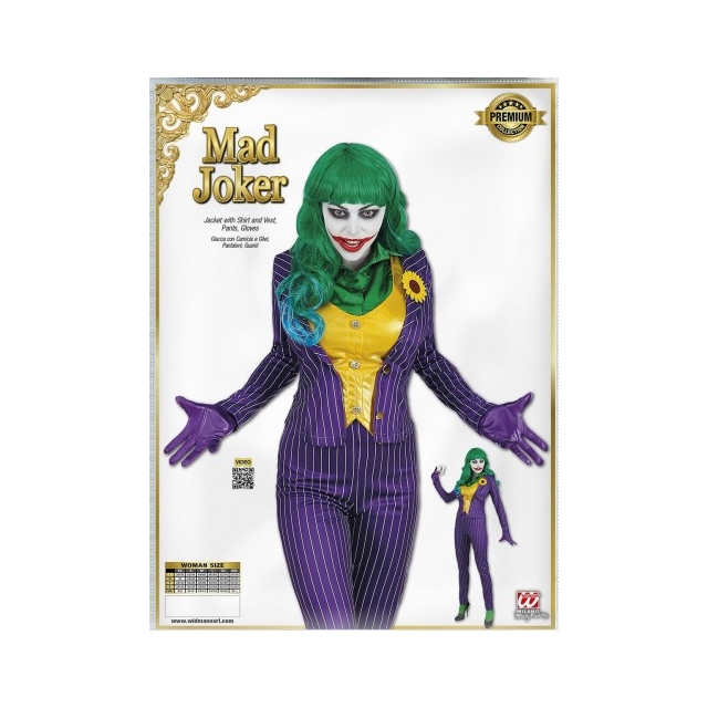 Mad Joker Lady S Kostüm