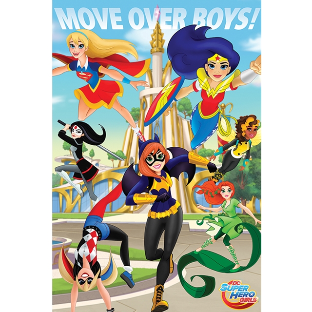 DC Super Hero Girls Move over Boys Maxi-Poster 61x91,5cm