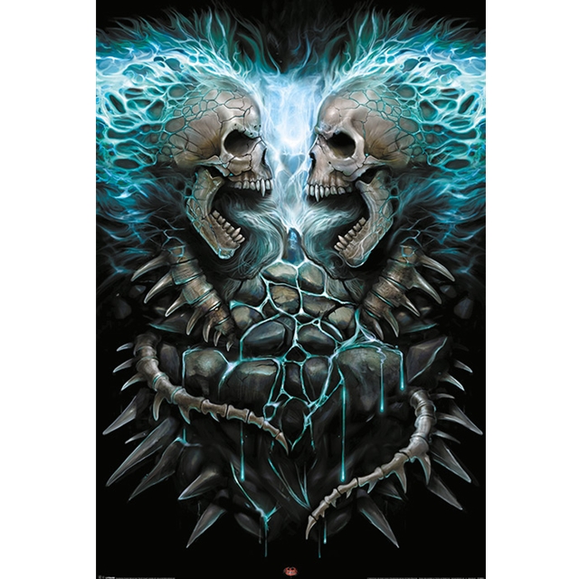 Spiral Flaming Spine Maxi-Poster 61x91,5cm