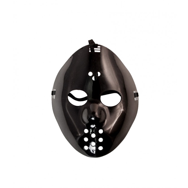 Hockey Maske schwarz, 20x23 cm