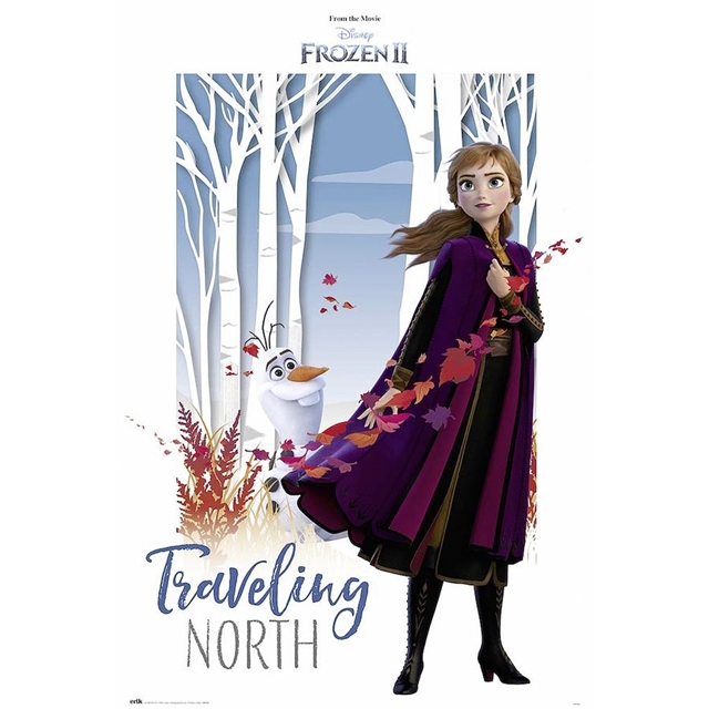 Frozen 2 Traveling North Poster
