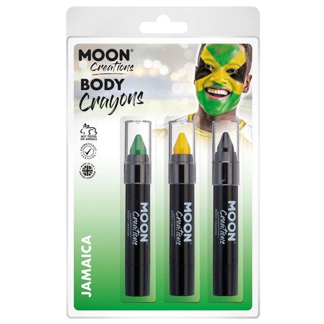 Moon Creations Stifte Set grün/gelb/schwarz