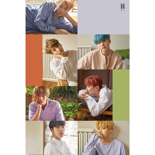 BTS Group Collage Poster