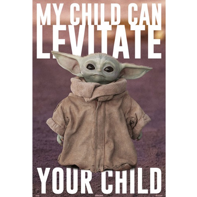 Star Wars The Mandalorian - Baby Yoda Poster