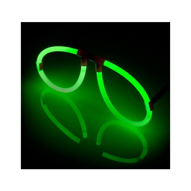 Knicklicht Brille grün