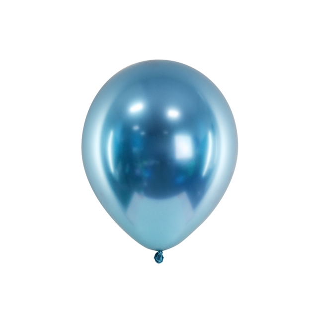 Glossy blau 30cm Ballon