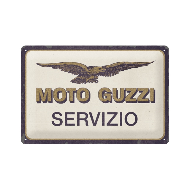 Moto Guzzi - Servizio 20x30cm Blechschild