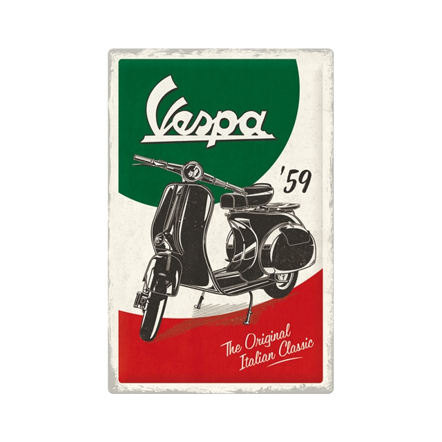 Vespa - The Italian Classic 40x60 Blechschild
