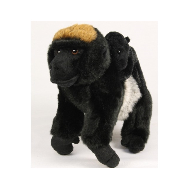 Plüsch Gorilla mit Baby 22cm