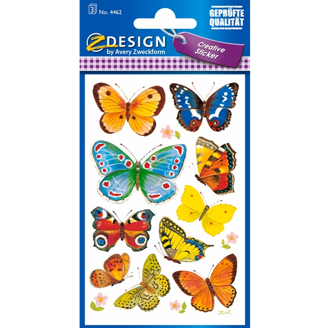Schmetterlinge Papier Stickers