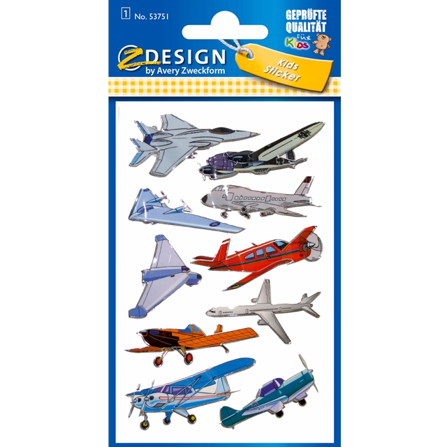 Flugzeuge 3D Stickers
