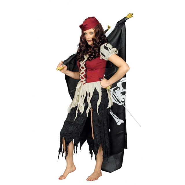 Piratin Boucaniere Kostüm Gr. 40-42